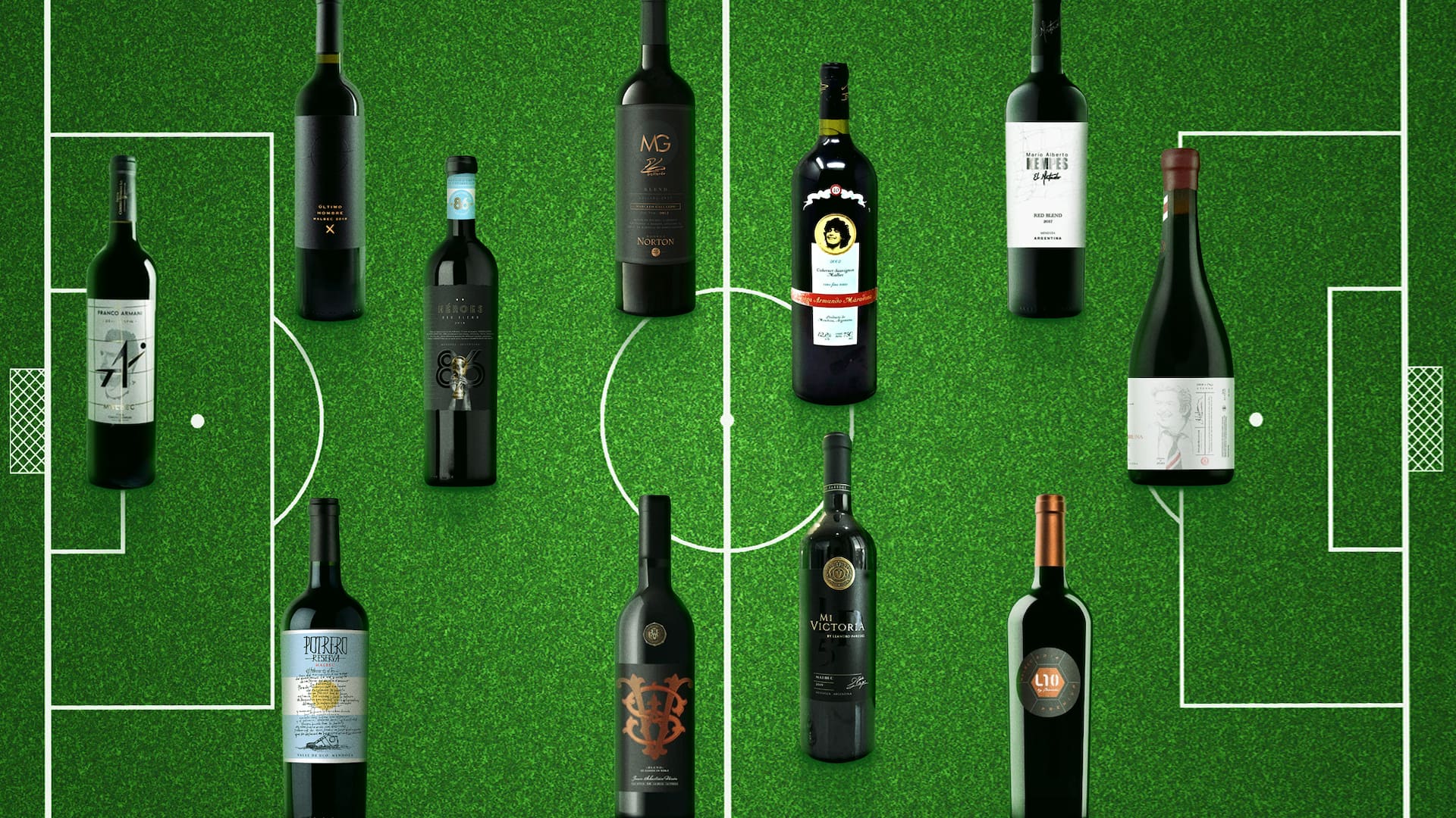 Una posible formación con ídolos del fútbol de hoy y de siempre