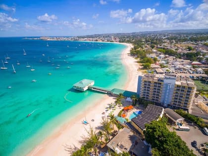 Una postal de Bridgetown, capital de Barbados
