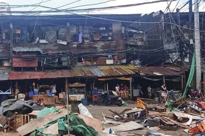 Una postal de Manila que suele ocultarse al turismo.