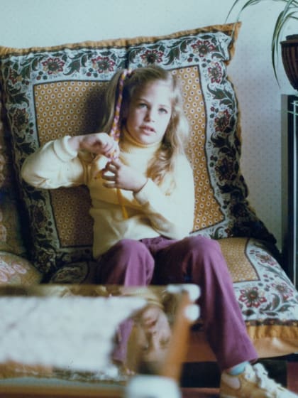Una postal de su infancia porteña