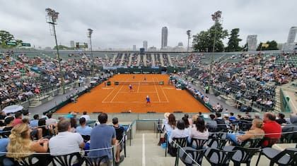 Una postal del Buenos Aires, en una jornada plomiza, que terminó con festejo albiceleste