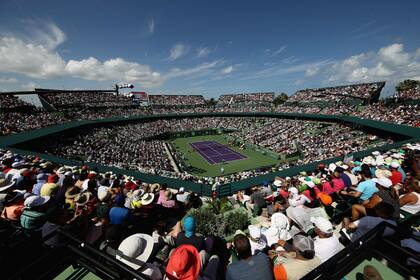Una postal del Crandon Park de Key Biscayne, sede por última vez del torneo de Miami