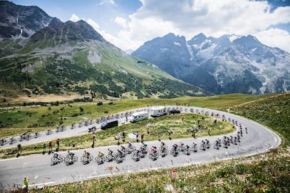 Una postal del Tour de Francia de 2022