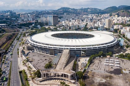 Una postal famosa: el estadio Maracanã, tan icónico de Rio de Janeiro como el Cristo Redentor y las playas de Copacabana; allí tendrá lugar la final de la Copa América Brasil 2021.