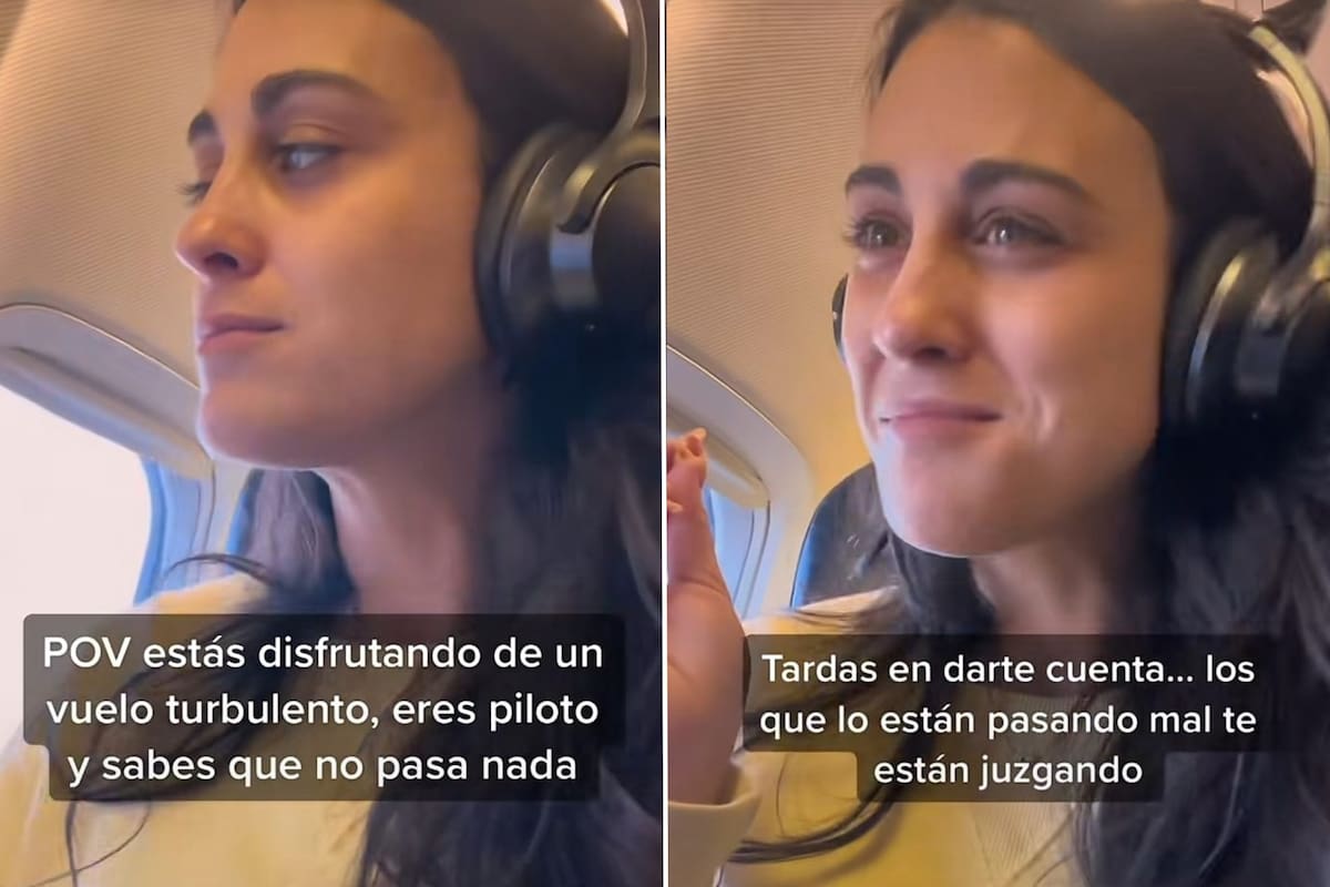 Una profesional compartió su experiencia al viajar en un vuelo con turbulencias
