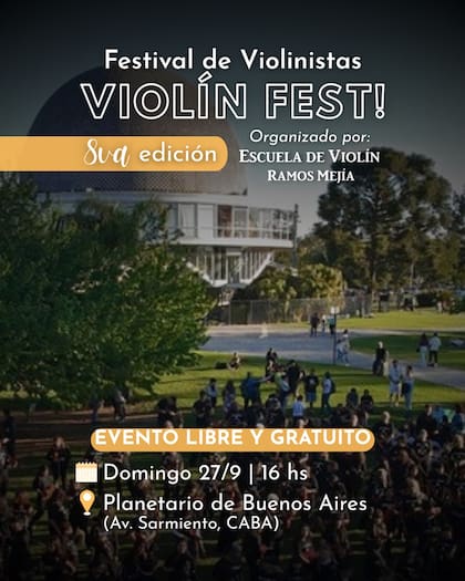 Una propuesta musical en el Planetario de la Ciudad Autónoma de Buenos Aires