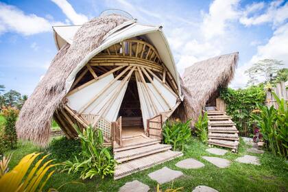 Una propuesta para alojarse en el corazón de Bali, realizada bajo el concepto de la bioarquitectura.