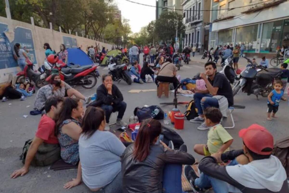 Una protesta piquetera en Resistencia terminó con incidentes