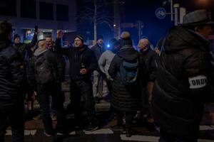 Una protestas contra las vacunas en Nuremberg (Laetitia Vancon/The New York Times)
