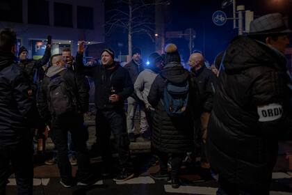 Una protestas contra las vacunas en Nuremberg (Laetitia Vancon/The New York Times)