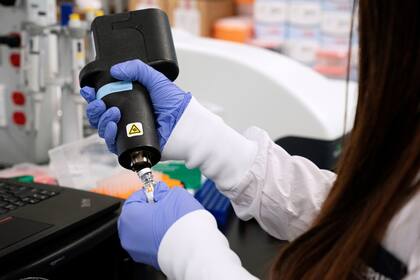 Una prueba en un laboratorio en San Diego