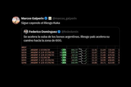Una publicación previa de Marcos Galperín donde hace mención al término "Riesgo Kuka"