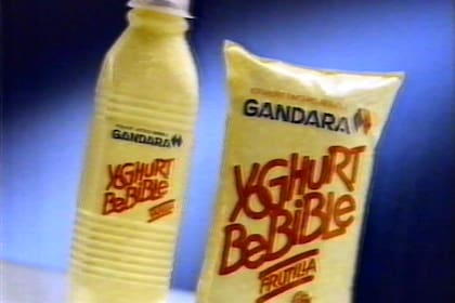 Una publicidad con los productos de Gándara.