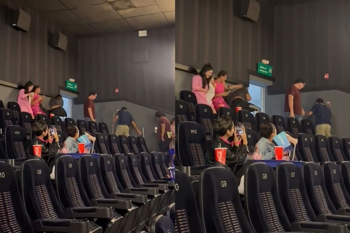 Una rata ingresó a una sala de cine y generó un caos entre los espectadores