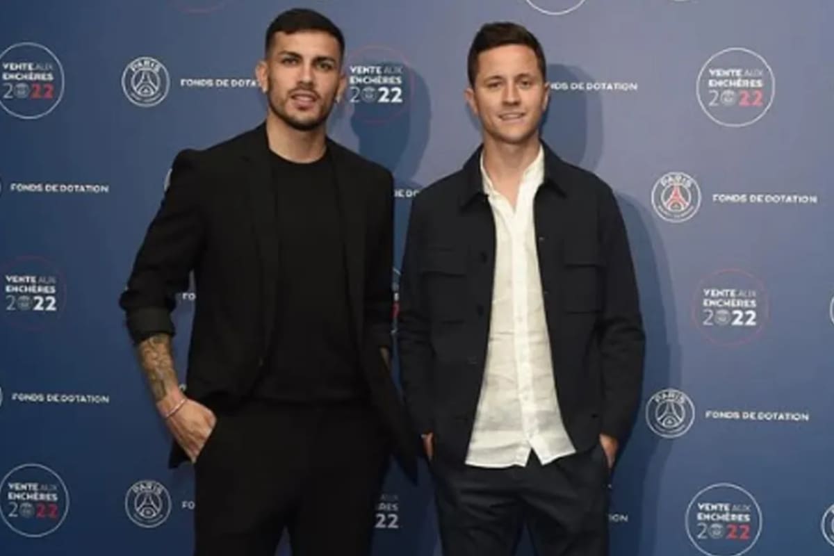 Una realidad y un deseo: Herrera coincidió con Leandro Paredes en Paris Saint-Germain, y habló con el campeón mundial a su llegada a la Argentina.