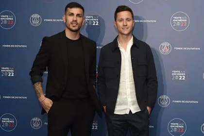 Una realidad y un deseo: Herrera coincidió con Leandro Paredes en Paris Saint-Germain, y habló con el campeón mundial a su llegada a la Argentina.