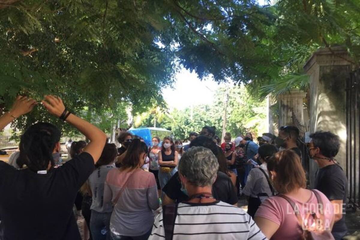 Una reciente protesta en La Habana. Cada vez más gente se anima a expresar su descontento
