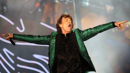 Mick Jagger, de los Rolling Stones, en su última visita al país