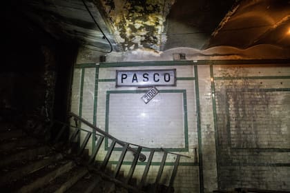 Pasco Sur, una de las estaciones "fantasma" de la línea A del subte