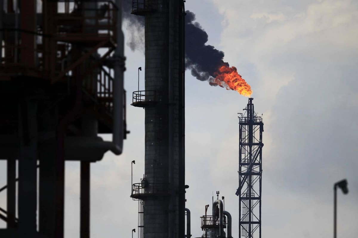 Una refinería en el estado mexicano de Hidalgo