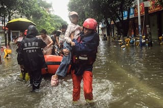 Una región del sur de China sufre inundaciones y destrucción por restos de tormenta tropical