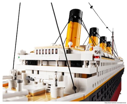 Una réplica del Titanic de más de 7 metros formará parte de la muestra