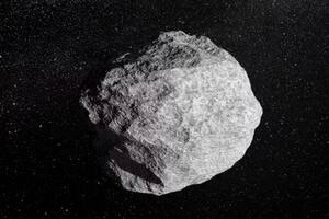 Una representación artística de un asteroide de la Agencia Espacial Europea