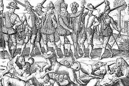 Una representación de la época.