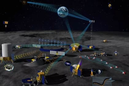 Una representación de la hoja de ruta del proyecto chino de exploración lunar