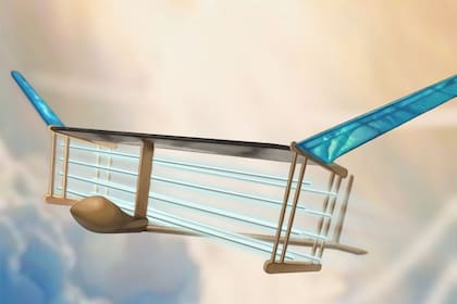 Una representación del modelo de vehículo aéreo eléctrico que no utiliza partes móviles desarrollado por el Instituto de Tecnología de Massachusetts