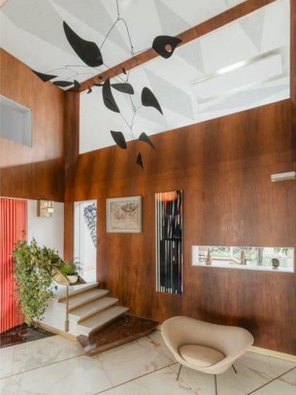 Una sala de estar en la Villa Planchart