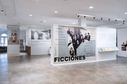 Una sala dedicada a "Ficciones", libro de cuentos de Jorge Luis Borges, en el Centro Cultural Borges