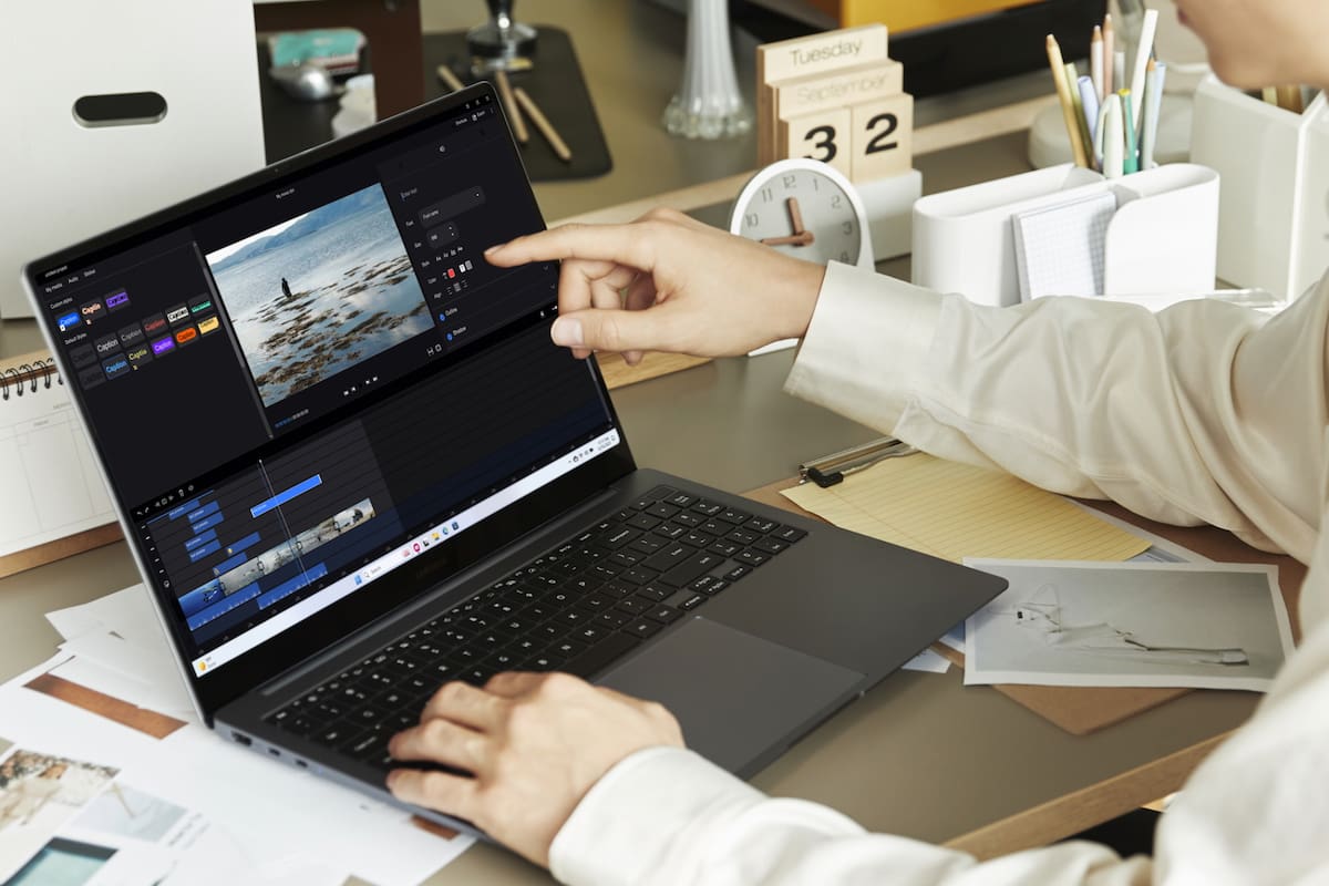 Una Samsung Galaxy Book4, parte de la estrategia de la marca para ampliar su presencia en el mercado de notebooks