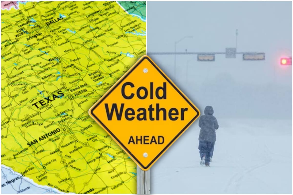 Una secuencia de frentes fríos comenzó a ingresar a Texas desde el miércoles 14 de enero y se prevé que continue por varios días más