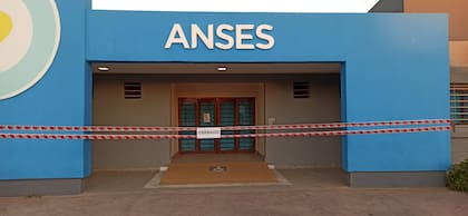 Una sede de Anses que fue cerrada esta semana en Chaco