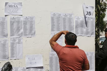 Una sede electoral en Moreno