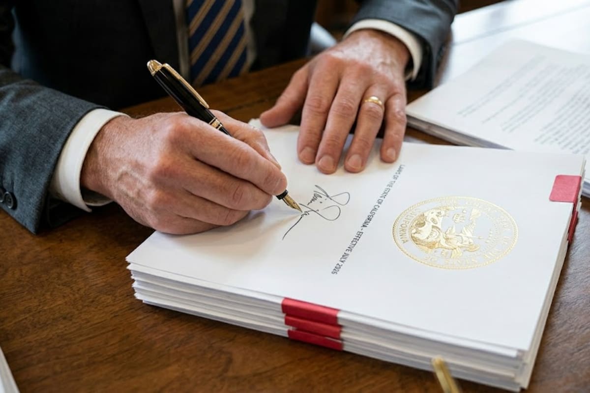 Una serie de leyes firmadas por Gavin Newsom entran en vigor en California en julio