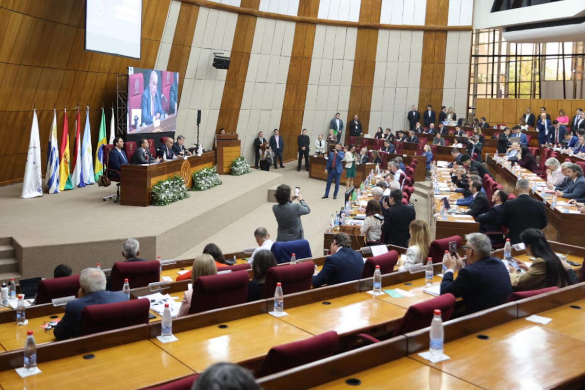 Una sesión del Parlasur, el lunes 23 de septiembre pasado, en Asunción