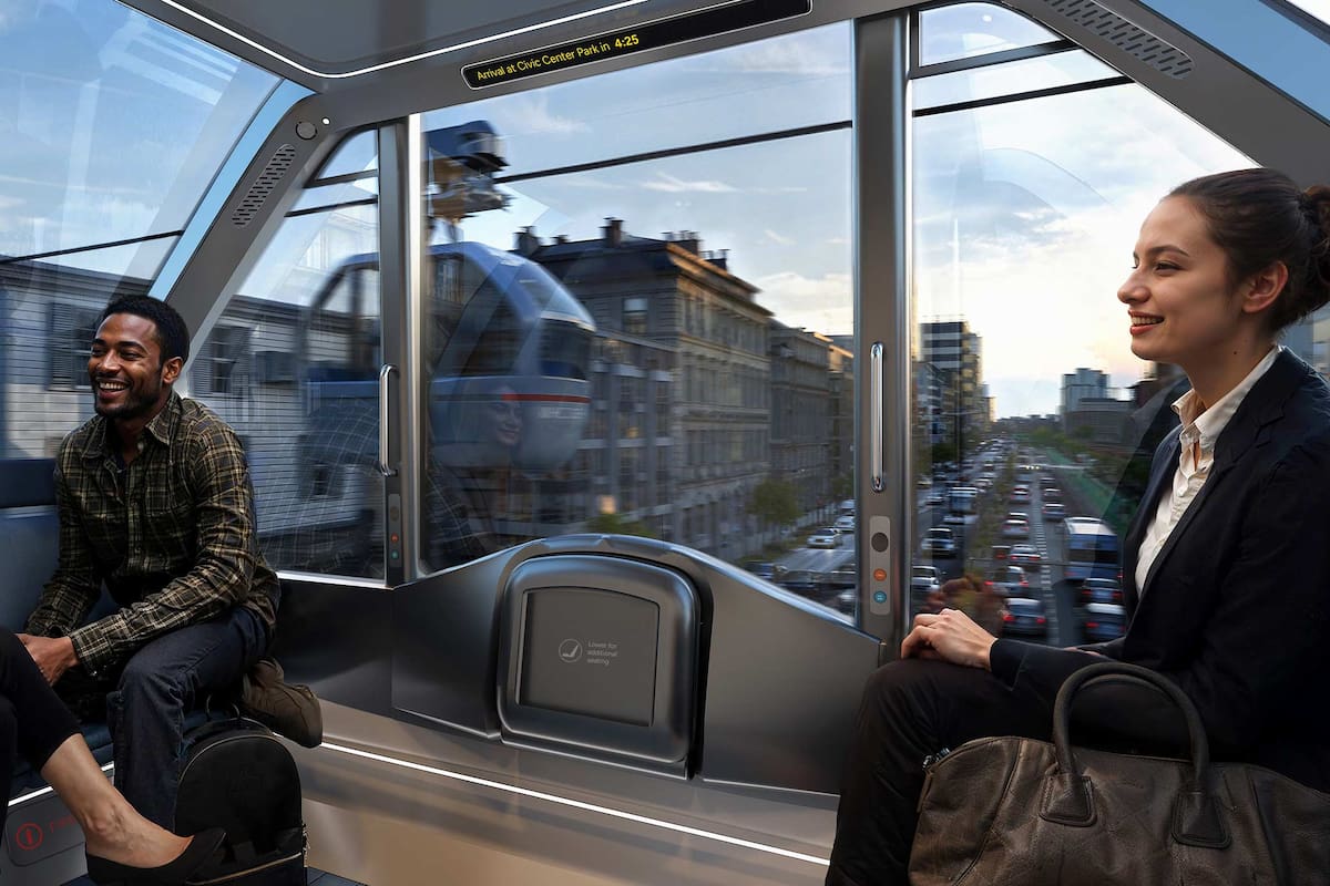 Una startup iniciará la construcción de una red de transporte con cabinas eléctricas para aliviar la congestión de tránsito en Nueva Zelanda (Whoosh)