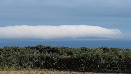 Una Stratocumulus volutus -