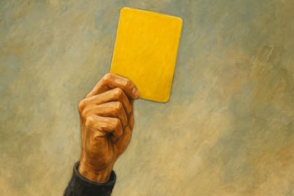 Una tarjeta amarilla en el aire, en medio de las eliminatorias para el Mundial 2026