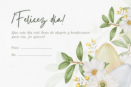 Una tarjeta para regalar en el Día de la Madre
