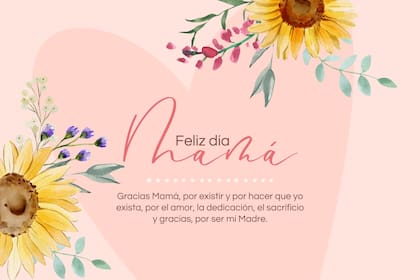 Una tarjeta para regalarle a mamá