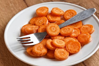 Una taza de zanahorias podría proporcionar el 100 por ciento del valor diario recomendado de vitamina A