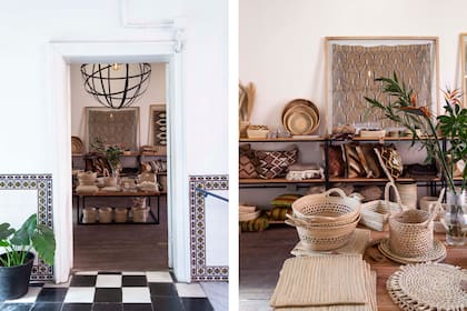 Las señas particulares de la casa patrimonial en la que se sitúa Una tienda con propósito, en plena armonía con las artesanías que exhibe.