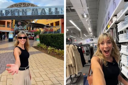 Una tiktoker argentina mostró los precios de un outlet en Miami