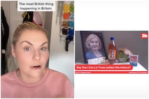 Una tiktoker británica explicó a su público estadounidense una burla contra la gestión de Liz Truss