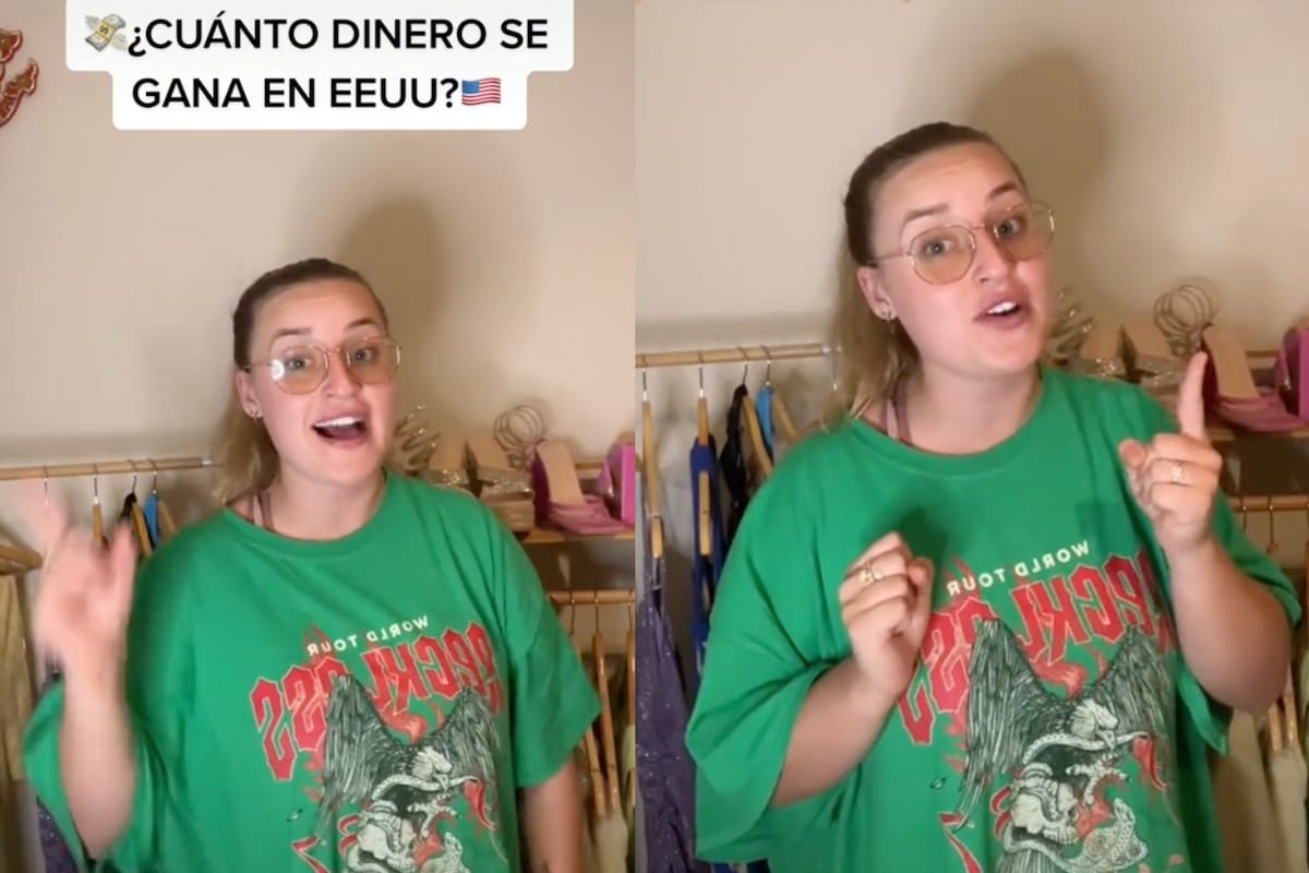 Una tiktoker comparó los sueldos de dos ciudades de Estados Unidos