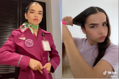 Una tiktoker compartió cómo se prepara para ser azafata, pero la advertencia acerca de su peinado desató un temor