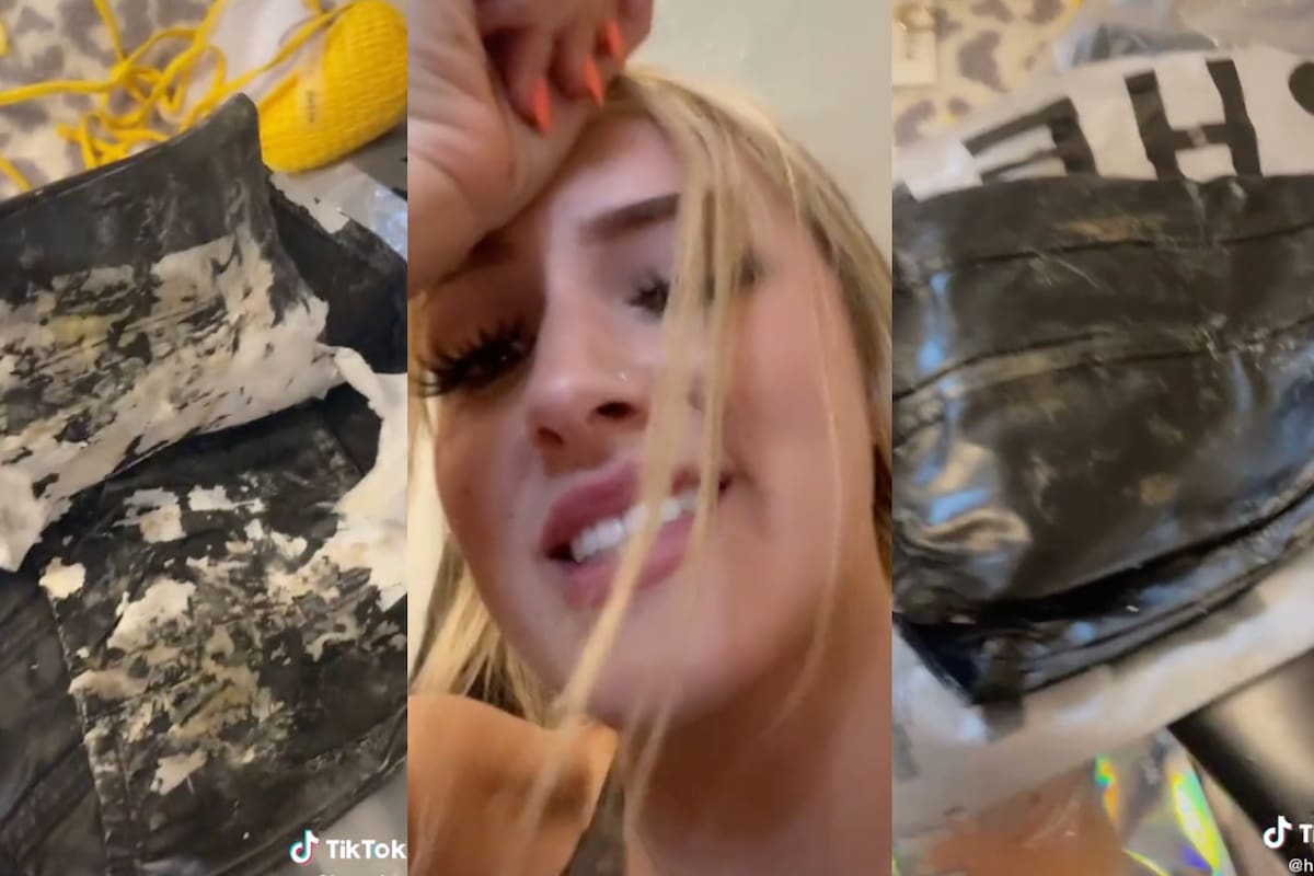 Una tiktoker compartió el video con el inesperado "unboxing" de su pedido en Shein